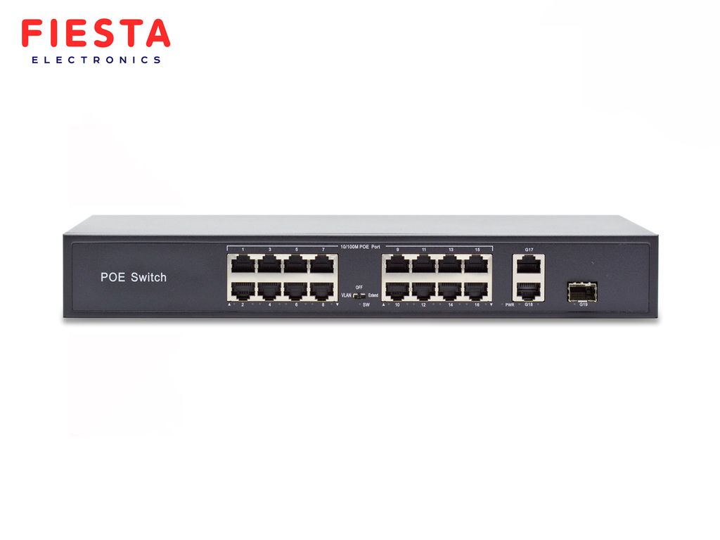 Коммутатор Fiesta 16P2G/S-200W